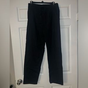 SHEIN Shirred Knot Waist Solid Pants